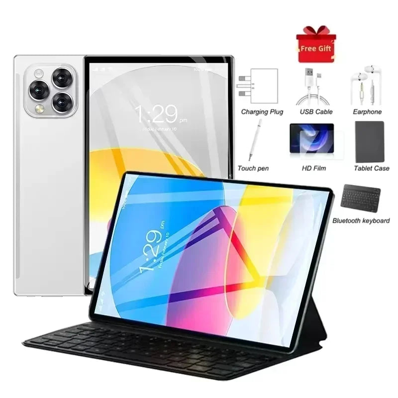 2025 novo pad 15 pro tablet android 14 22gb + 2tb 20000mah snapdragon 888 tablets originais pc 5g cartão sim duplo wifi hd 4k mi tab