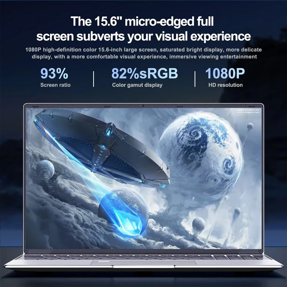 2026 Windows 11 Intel Core i9-10980HK Laptop de 15,6 polegadas com Leitor de Impressão Digital, Teclado Retroiluminado, 16GB RAM, SSD de 1TB/2TB para Jogos