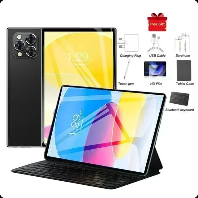 2025 novo pad 15 pro tablet android 14 22gb + 2tb 20000mah snapdragon 888 tablets originais pc 5g cartão sim duplo wifi hd 4k mi tab