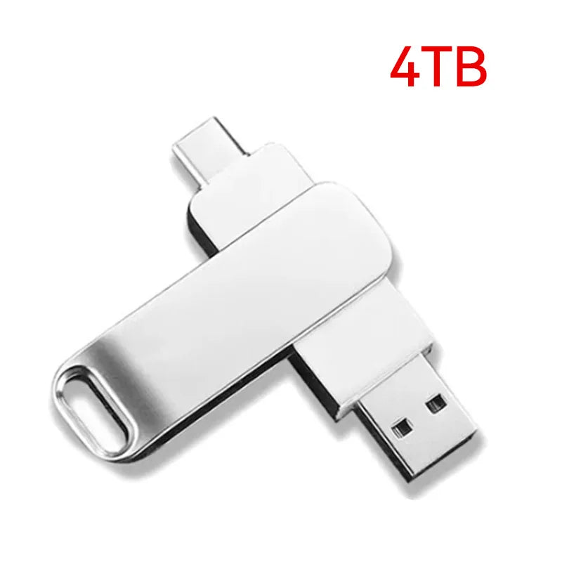 16tb usb 3.2 flash drives transferência de alta velocidade metal pendrive cartão memória pendrive disco flash memoria à prova dwaterproof água vara novo