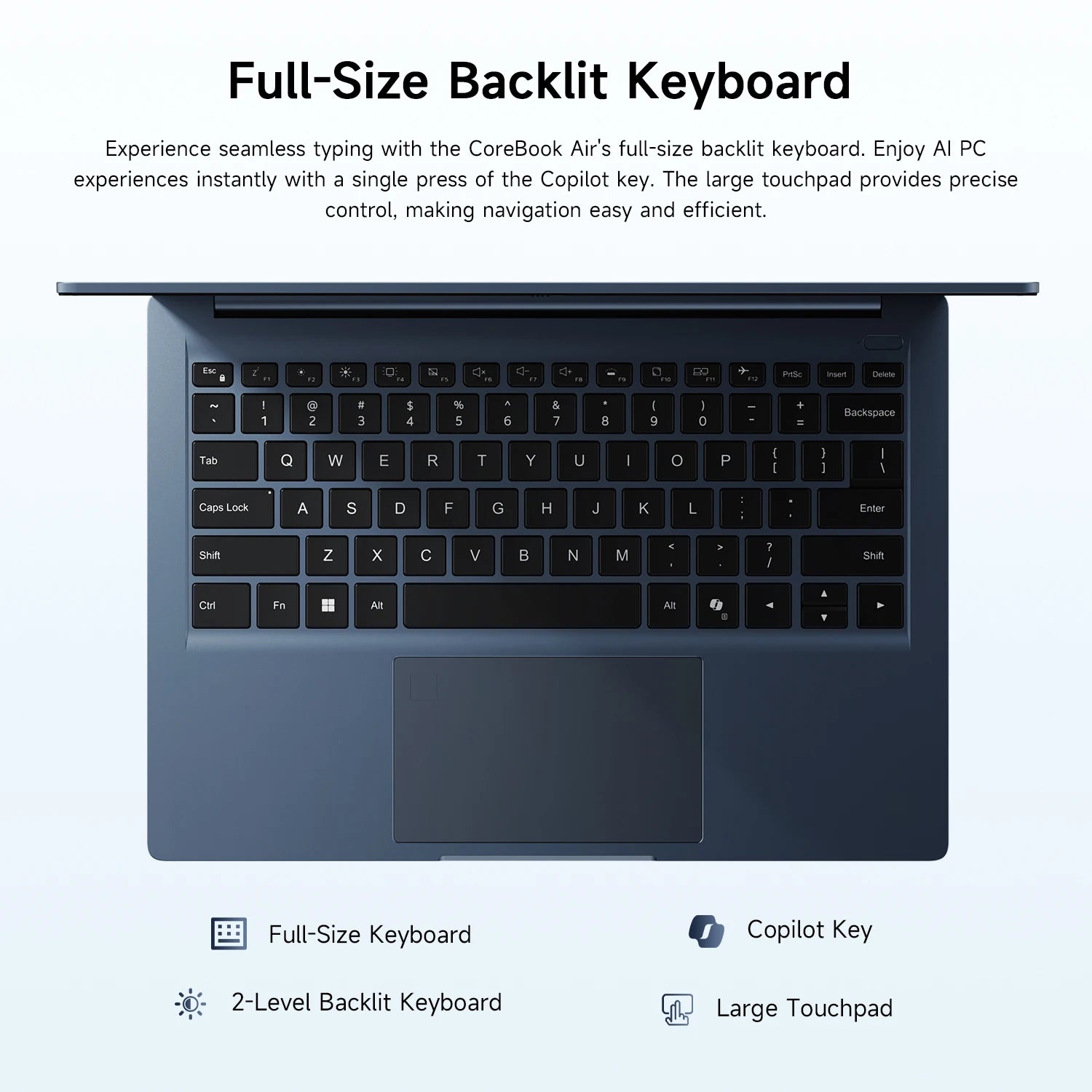 CHUWI Corebook Air Laptop Ultrafino AMD Ryzen 5 6600H 6 Núcleos Tela IPS de 14'' Resolução 1920x1200 Windows 11 Pro