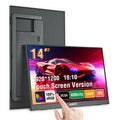 14 Polegada monitor de toque portátil não-toque opcional 16:10 400cd/m2 computador de jogos expandir display para xbox ps4/5 switch loptop