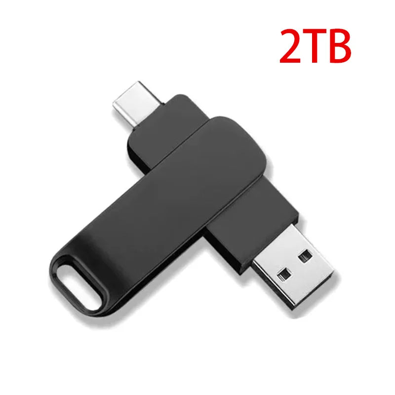 16tb usb 3.2 flash drives transferência de alta velocidade metal pendrive cartão memória pendrive disco flash memoria à prova dwaterproof água vara novo