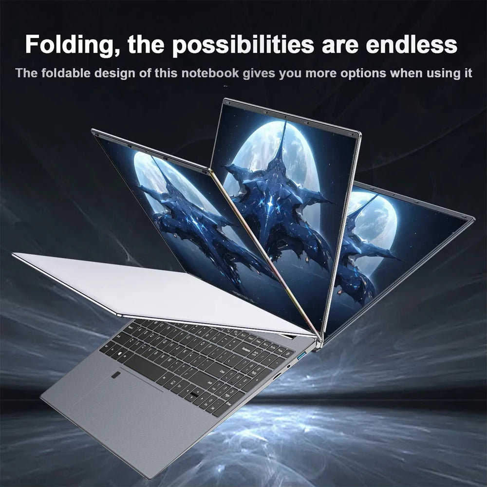 2026 Windows 11 Intel Core i9-10980HK Laptop de 15,6 polegadas com Leitor de Impressão Digital, Teclado Retroiluminado, 16GB RAM, SSD de 1TB/2TB para Jogos