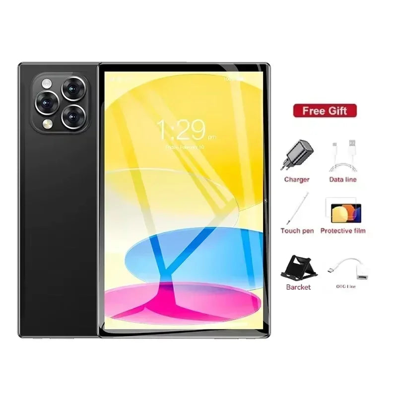 2025 novo pad 15 pro tablet android 14 22gb + 2tb 20000mah snapdragon 888 tablets originais pc 5g cartão sim duplo wifi hd 4k mi tab