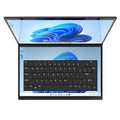 2025 novo 14 Polegada + 14 Polegada dupla tela de toque notebook 12th n95 alumínio yoga laptops para negócios escritório educação portátil