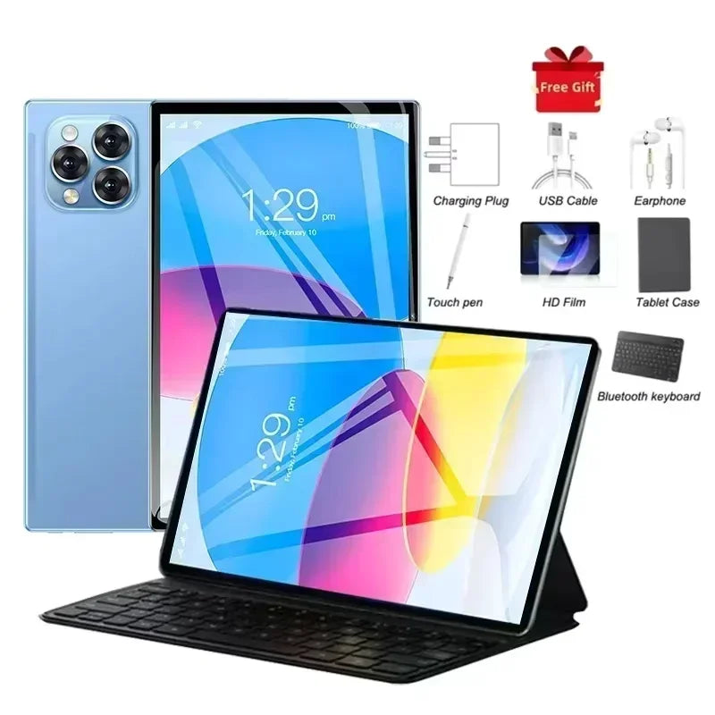 2025 novo pad 15 pro tablet android 14 22gb + 2tb 20000mah snapdragon 888 tablets originais pc 5g cartão sim duplo wifi hd 4k mi tab