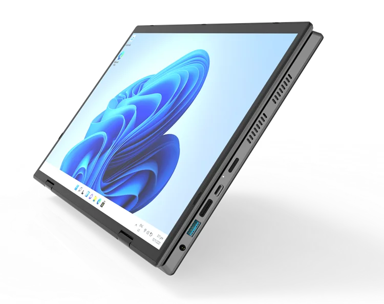 2025 novo 14 Polegada + 14 Polegada dupla tela de toque notebook 12th n95 alumínio yoga laptops para negócios escritório educação portátil